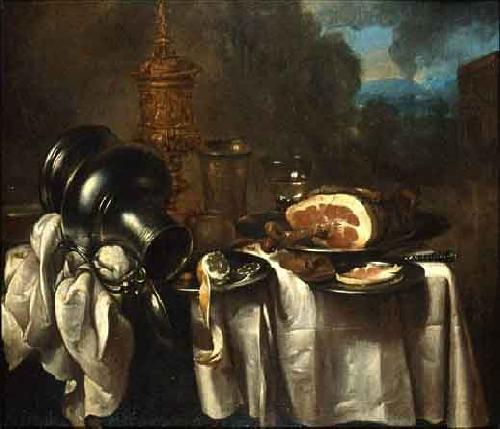 Willem Claesz. Heda Still life with ham oil painting picture